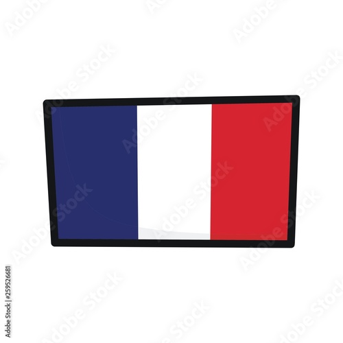 Free Download Flag of France, vector illustration - GFXLoad