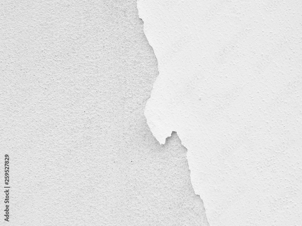 Fototapeta premium crack white wall texture background