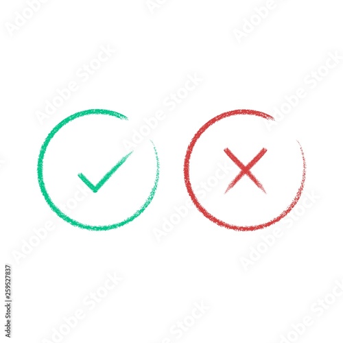 Free Download Check. Imitation of the structure of the picture in pencil. Vector icon. - GFXLoad