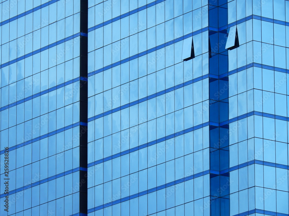 Glass building Glass building