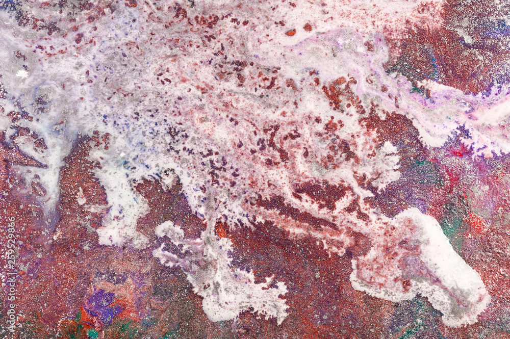 Fototapeta premium Abstract colored grunge texture. Colorful painting background. Natural luxury. Copy space.