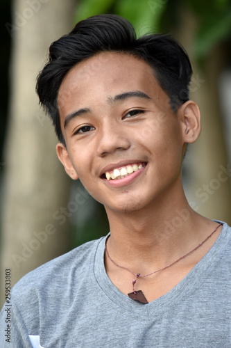 Handsome Filipino Boy Smiling