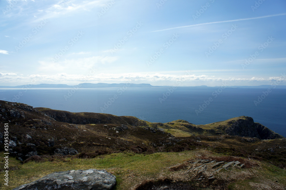 Landscapes of Ireland. Donegal. Atlantic coast.