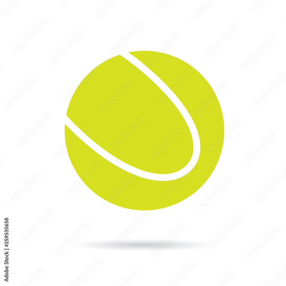 tennis ball icon- vector illustration