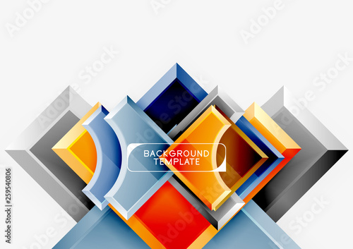 Modern geometrical abstract background