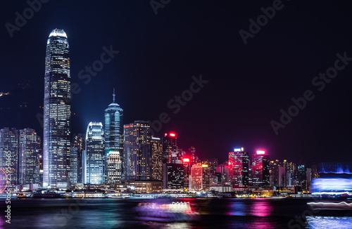 香港 ビクトリア・ハーバー 夜景