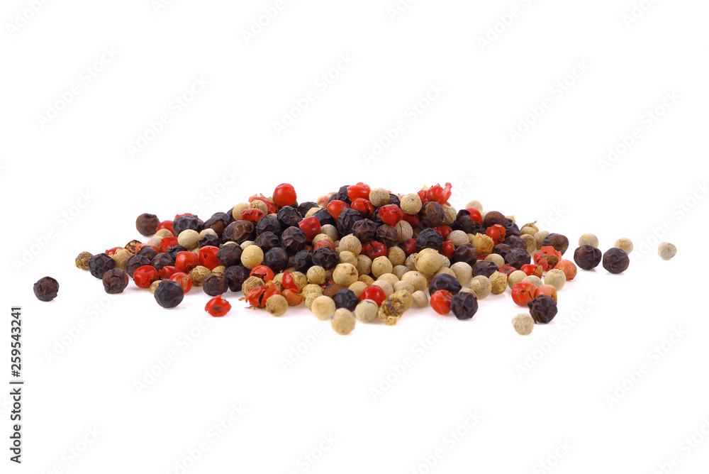 pepper corn isolated on white background pepper corn isolated on white background