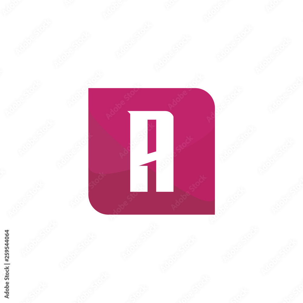 Fototapeta premium Initial Letter Logo A Template Vector Design
