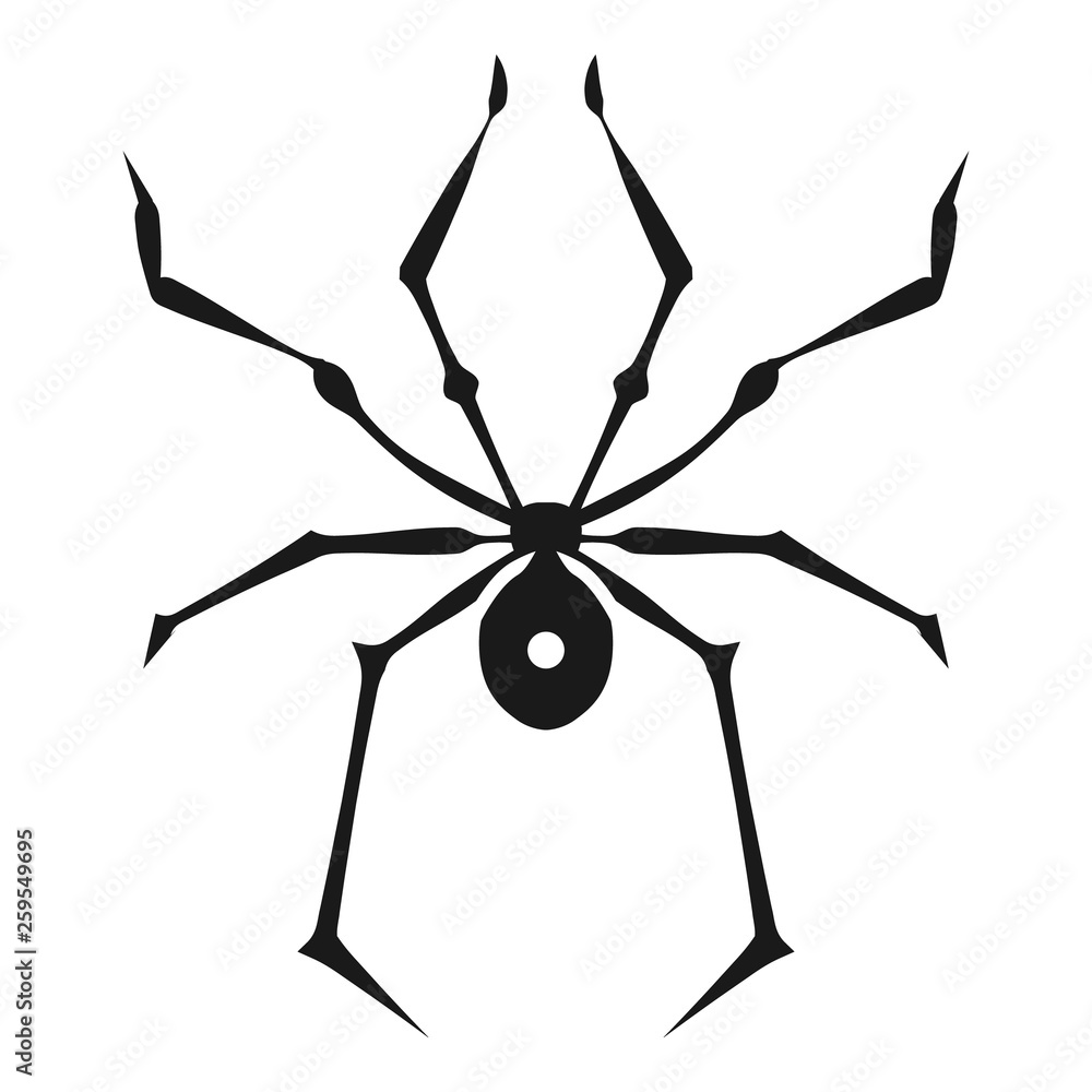 Home spider icon. Simple illustration of home spider vector icon for web design isolated on white background Home spider icon. Simple illustration of home spider vector icon for web design isolated on white background