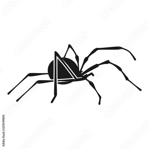 Danger home spider icon. Simple illustration of danger home spider vector icon for web design isolated on white background