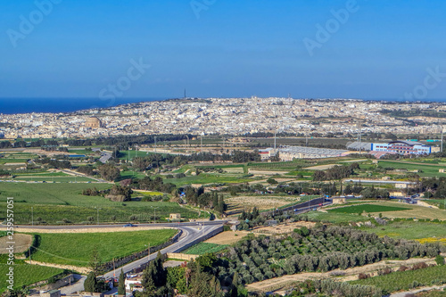 Obraz na płótnie Panorama of Malta from Mdina w salonie