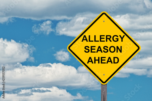 Allergy Season Ahead Warning Sign