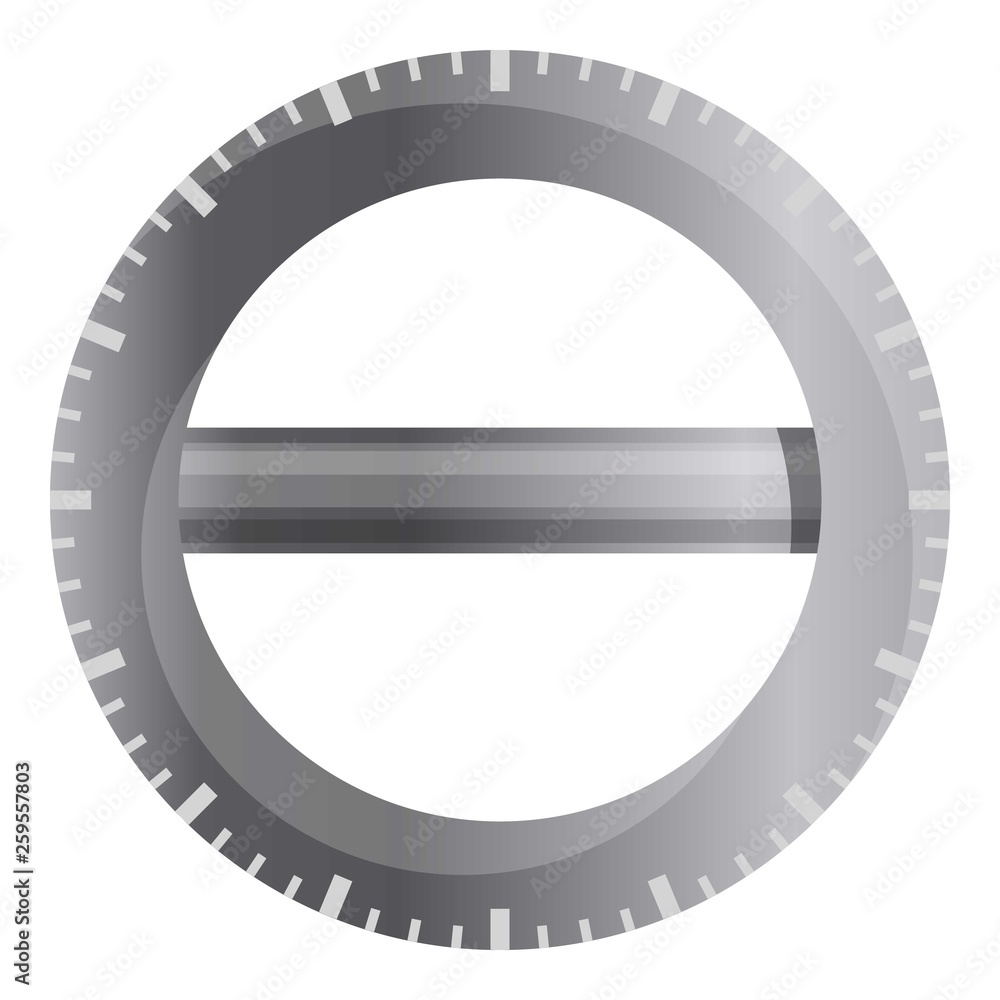 360 Explorer Ruler Sticker 360 grade measurement ruler icon. Cartoon of 360 grade measurement ...