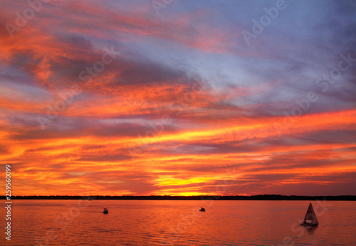 Erie Sunset © Doug Lemke