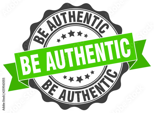 be authentic stamp. sign. seal