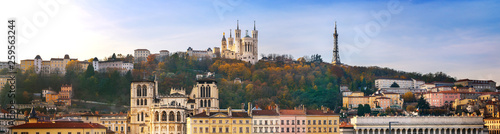 Lyon and fourviere hill photo