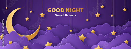 Good night and sweet dreams banner