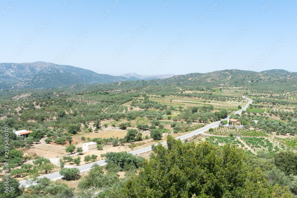 Crete. Mountain valley view