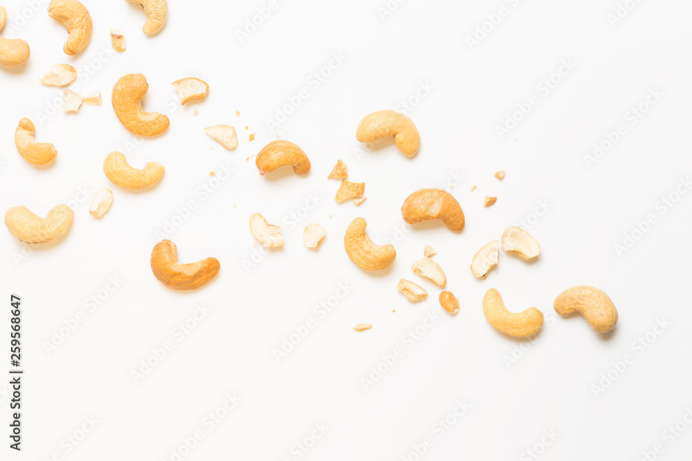 Сomposition of roasted cashews Сomposition of roasted cashews
