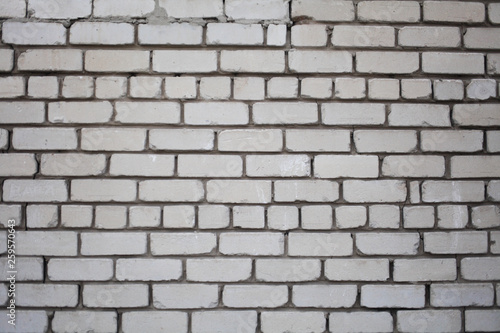 Wallpaper Mural white brick wall Torontodigital.ca