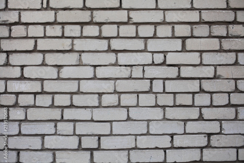 white brick wall