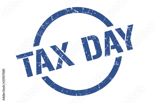 tax day stamp