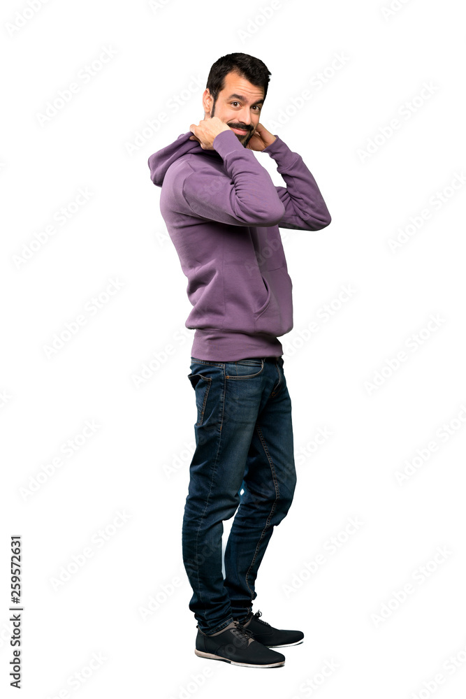Handsome man with sweatshirt Handsome man with sweatshirt