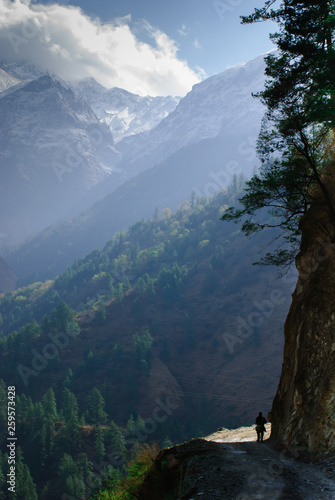 Annapurna circuit mountains,Popular trekking trails in Nepal