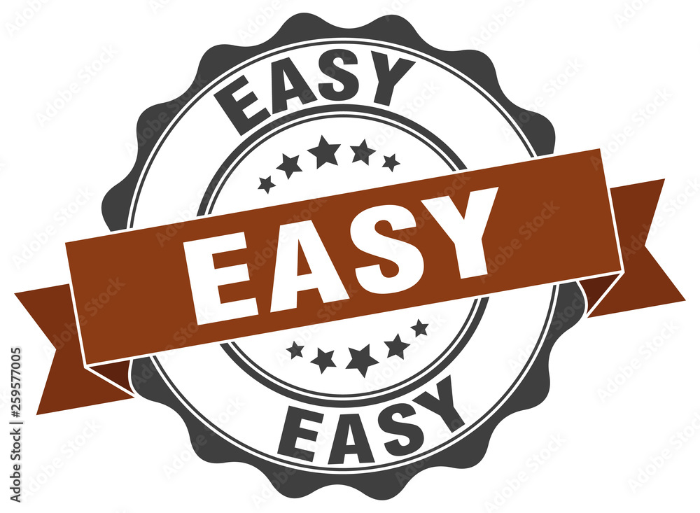 Obraz premium easy stamp. sign. seal