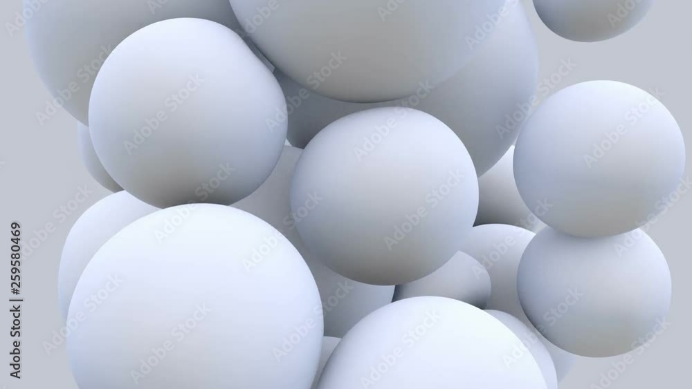 White balloon floating in motion White balloon floating in motion