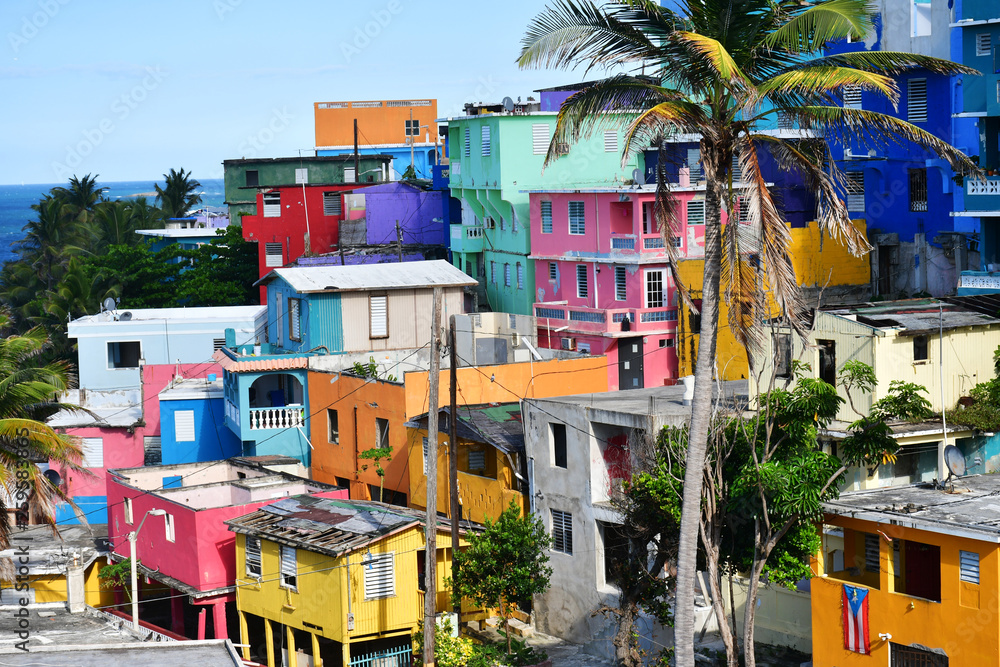 Shanty Town La Perla, Old San Juan, Puerto Rico foto de Stock | Adobe Stock