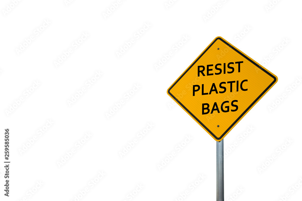 Environmental Sign Posts Against A White Background Environmental Sign Posts Against A White Background