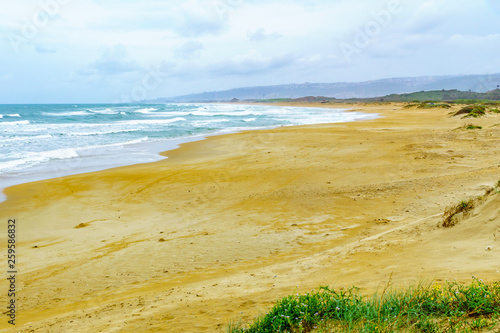 Atlit beach nature reserve