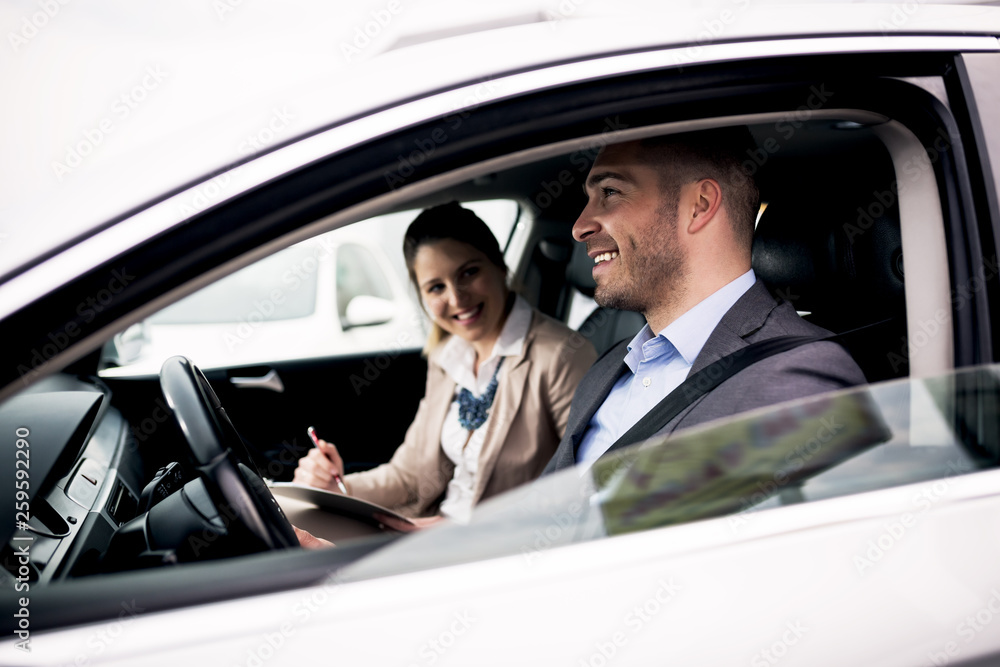 Visiting car dealership Visiting car dealership