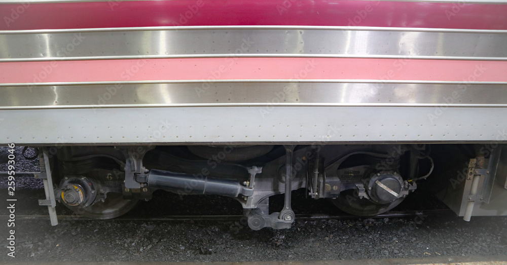 Modern train Bangkok Thailand for passengers transportation Modern train Bangkok Thailand for passengers transportation