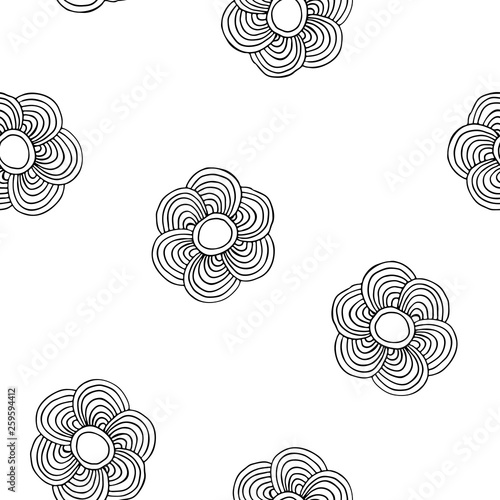 Floral seamless pattern. Plant texture for fabric, wrapping, wallpaper and paper.