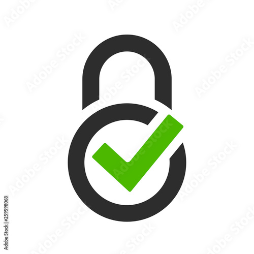 Protection guarantee vector logo
