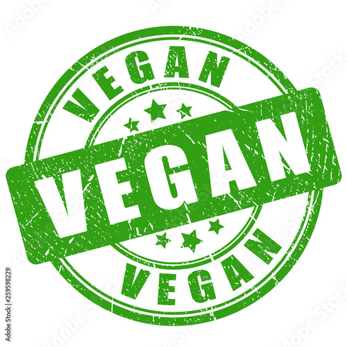 Vegan vector stamp