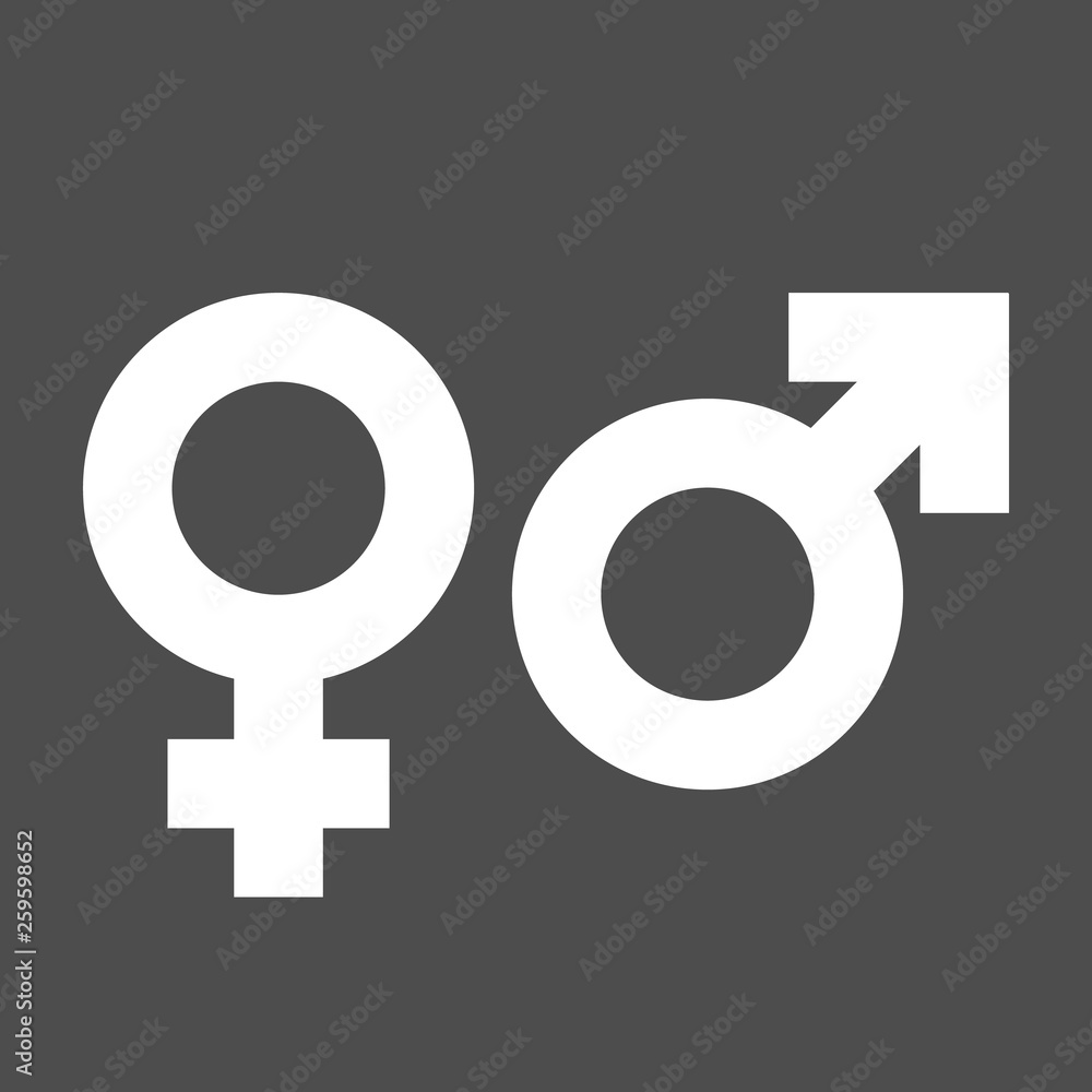gender icons, man and woman symbols, vector gender icons, man and woman symbols, vector
