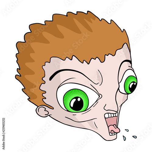 angry expression illustration