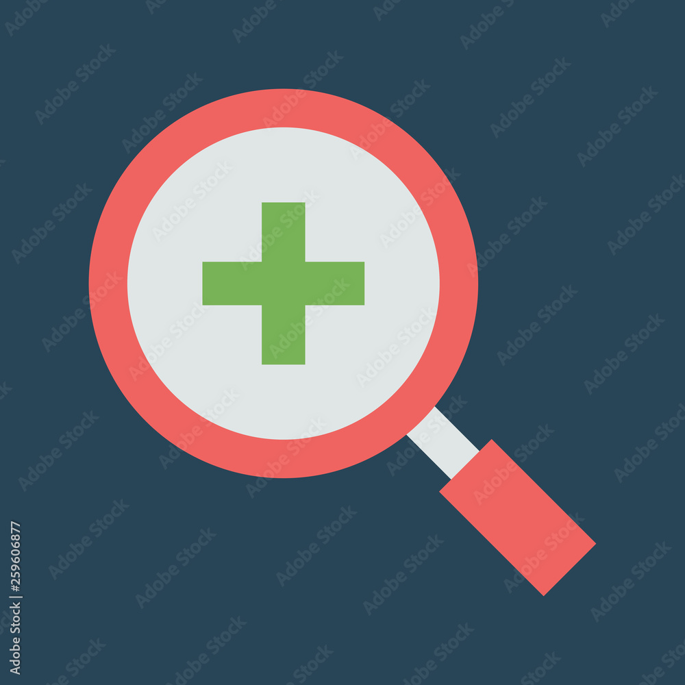 Fototapeta premium Silhouette icon add visibility