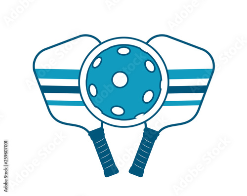 Pickleball symbol design