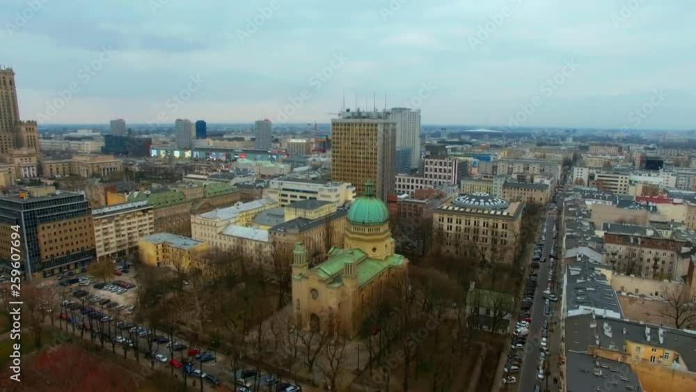 Departing from Church of Saint Mary in Warsaw, Poland. Departing from Church of Saint Mary in Warsaw, Poland.