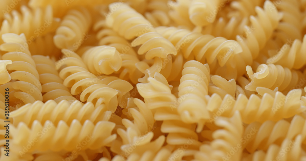 Stack of fusilli Stack of fusilli