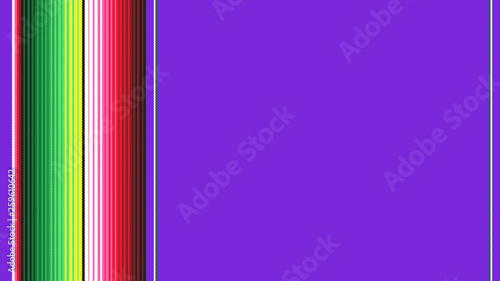 Purple Mexican Blanket Serape Stripes Background with Copy Space for Text & Seamless Pattern Tile Swatch Included. Cinco de Mayo Decor or Mexican Restaurant Menu Backdrop. 9:16 Aspect Ratio HD Format