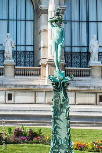 Square Brignole-Galliera Garden. Paris. France. August 2, 2018. 