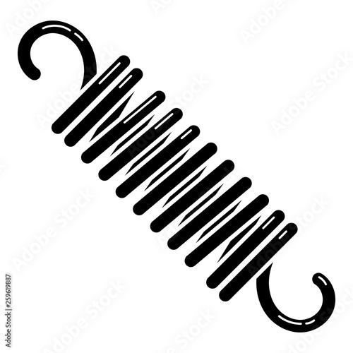 Car hook spring icon. Simple illustration of car hook spring vector icon for web design isolated on white background
