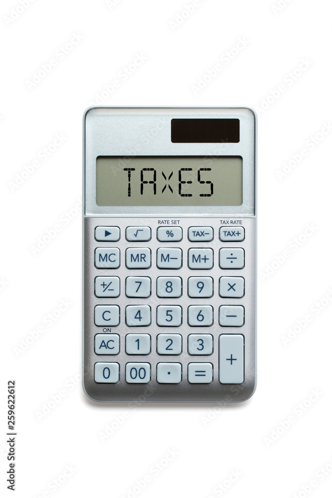calculator with the word calculator with the word