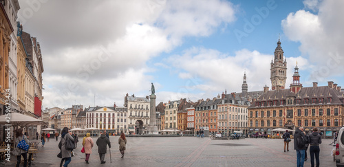 Canvas Print Centre-ville de Lille