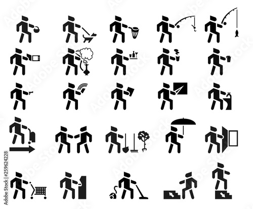 tools set icon for business and design